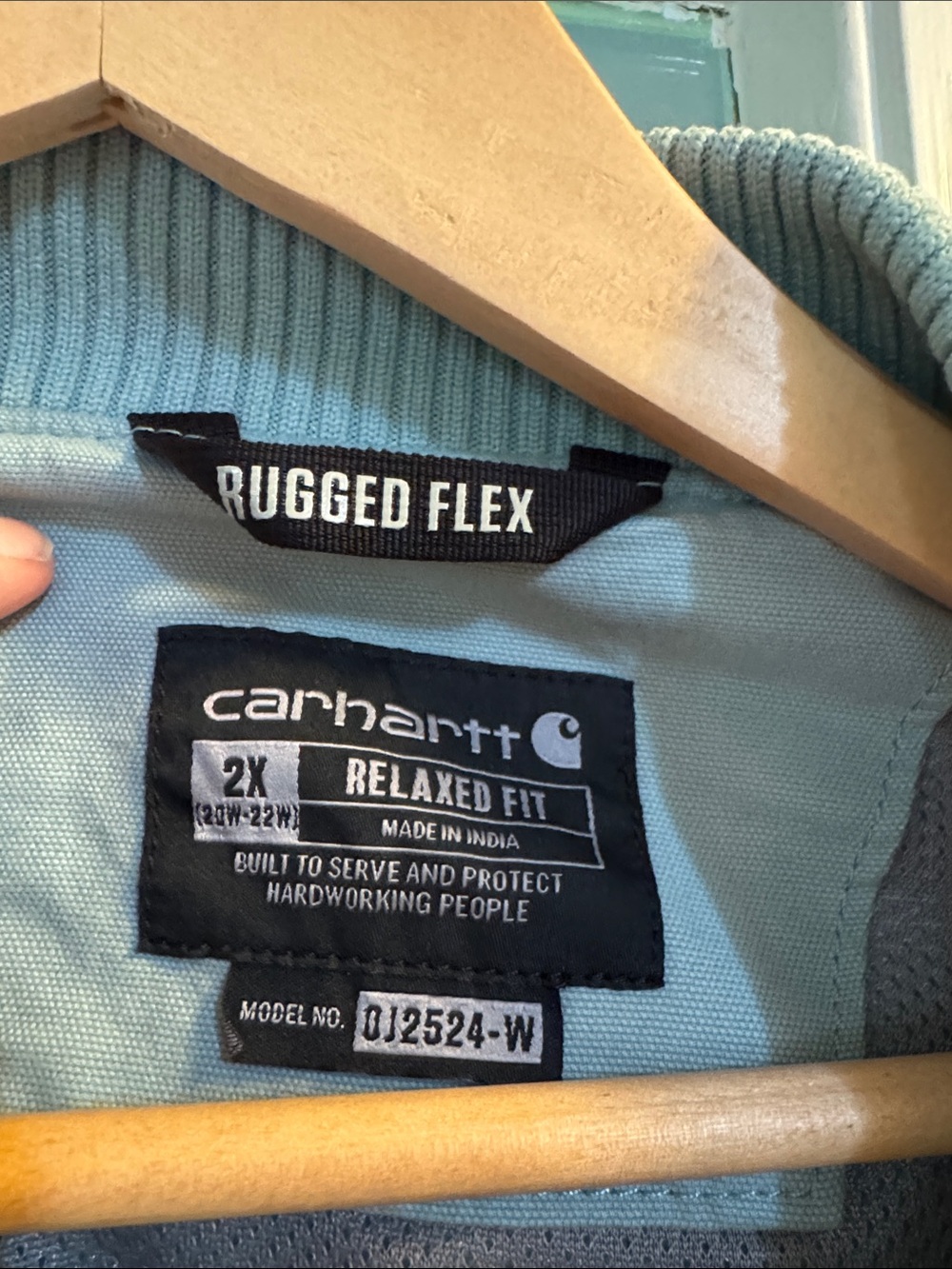 Carhartt Women’s Crawford Bomber Jacket Blue Surf 2X - Picture 2 of 6
